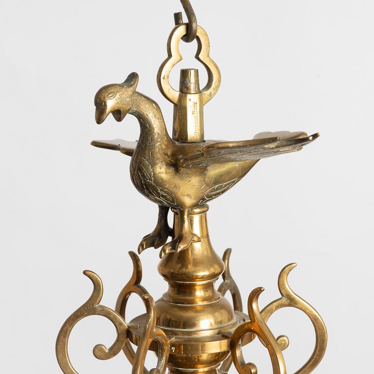 Chandelier, Baroque style, Gusums Bruk.