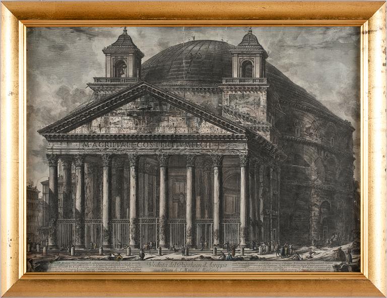 GIOVANNI BATTISTA PIRANESI, etsning.