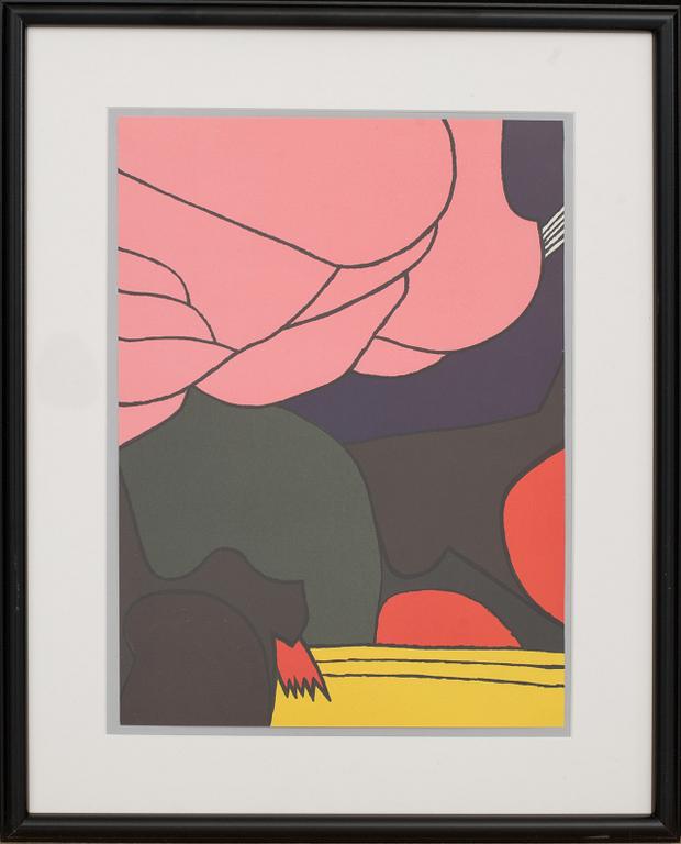 A JOAN GARDY ARTIGAS LITHOGRAPHE IN COLOURS, from Derrière le Miroir no 250 1982.