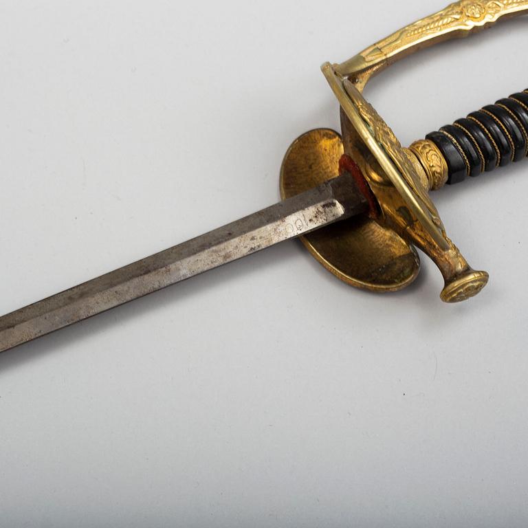 A 19th century French smallsword.