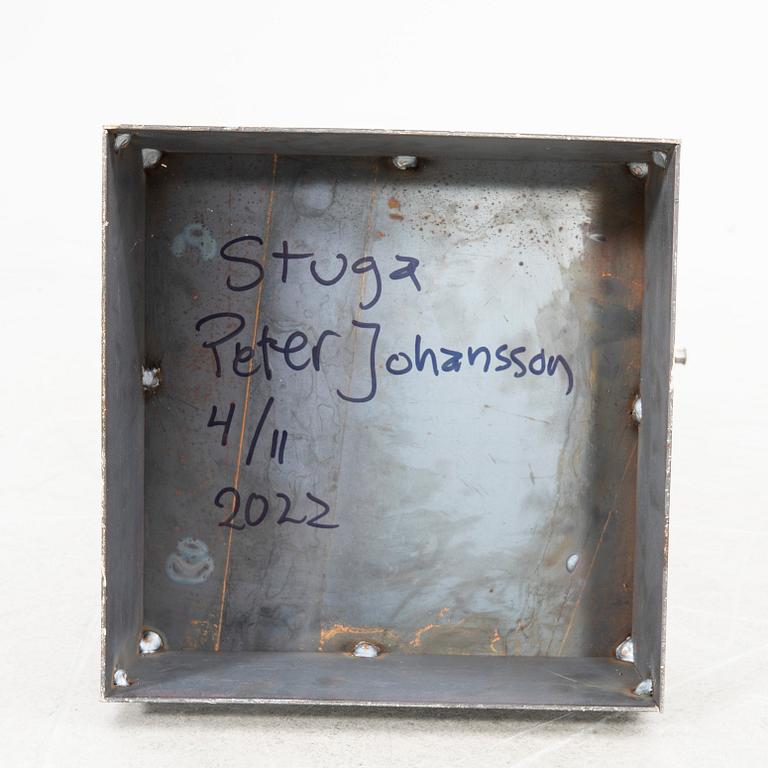 Peter Johansson, Skulptur, "Stuga", 2022.