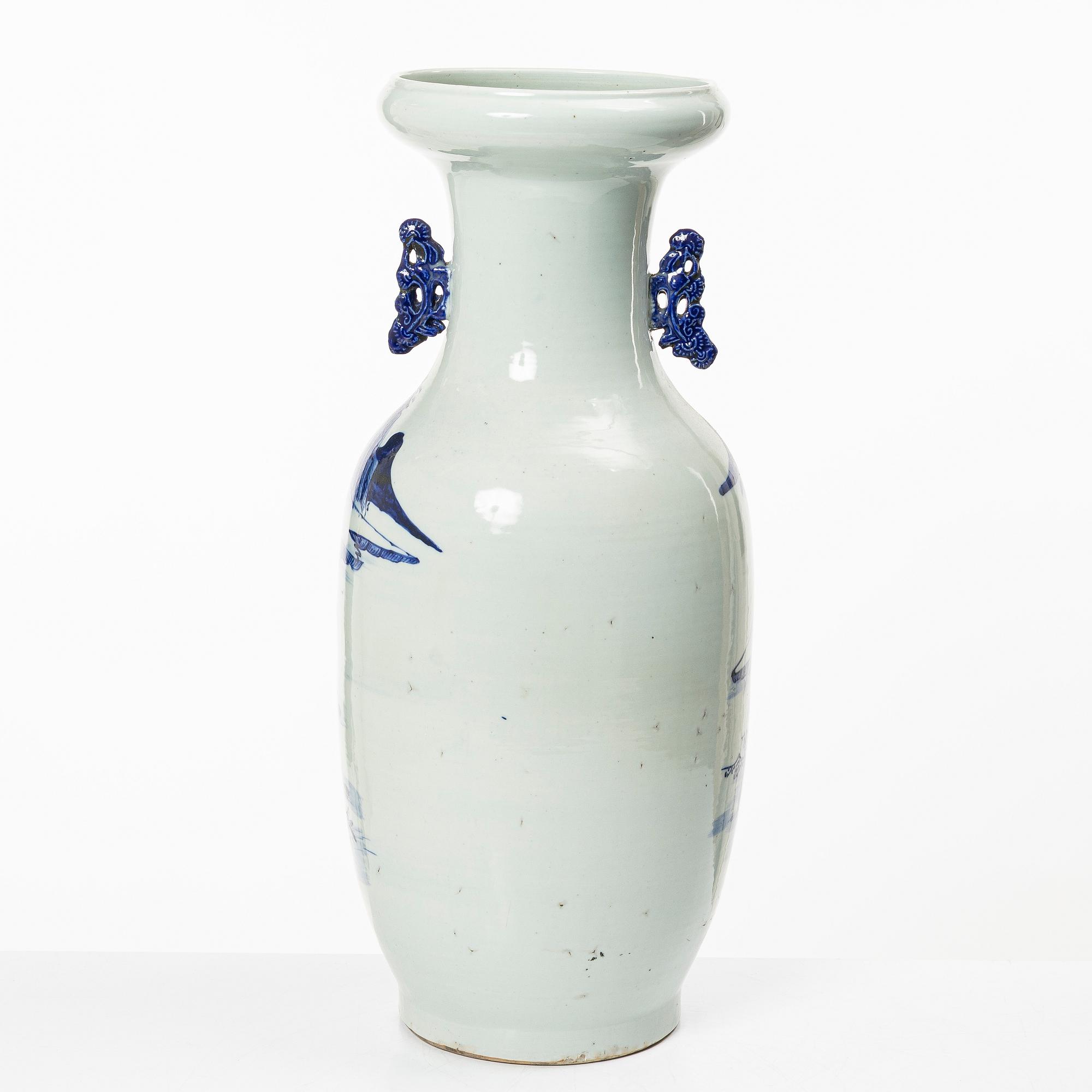 Vas, porslin, Kina, 1800-tal.