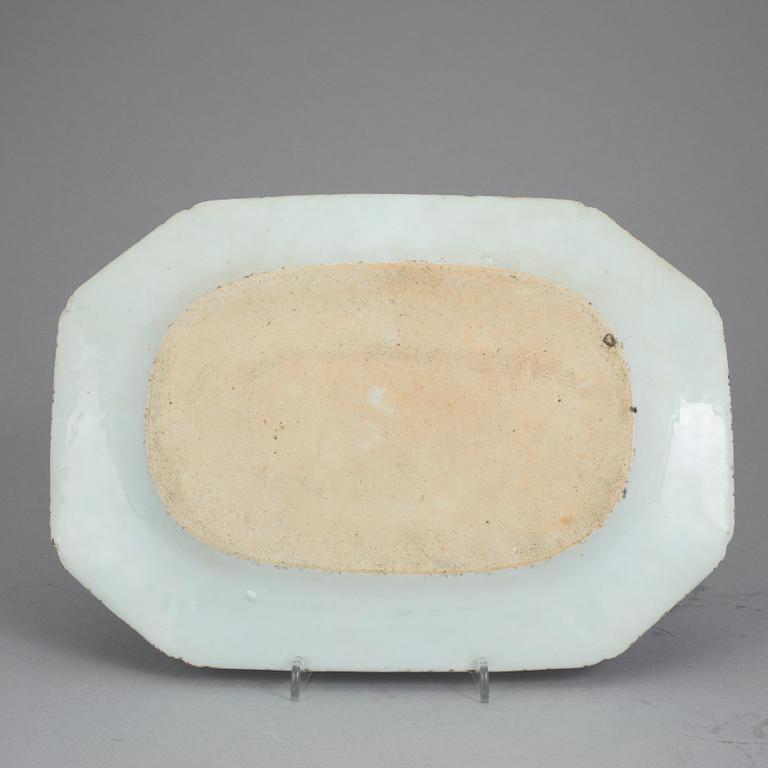 PARTI KINA, 3 delar, porslin, Kina, Qianlong (1736-1795).