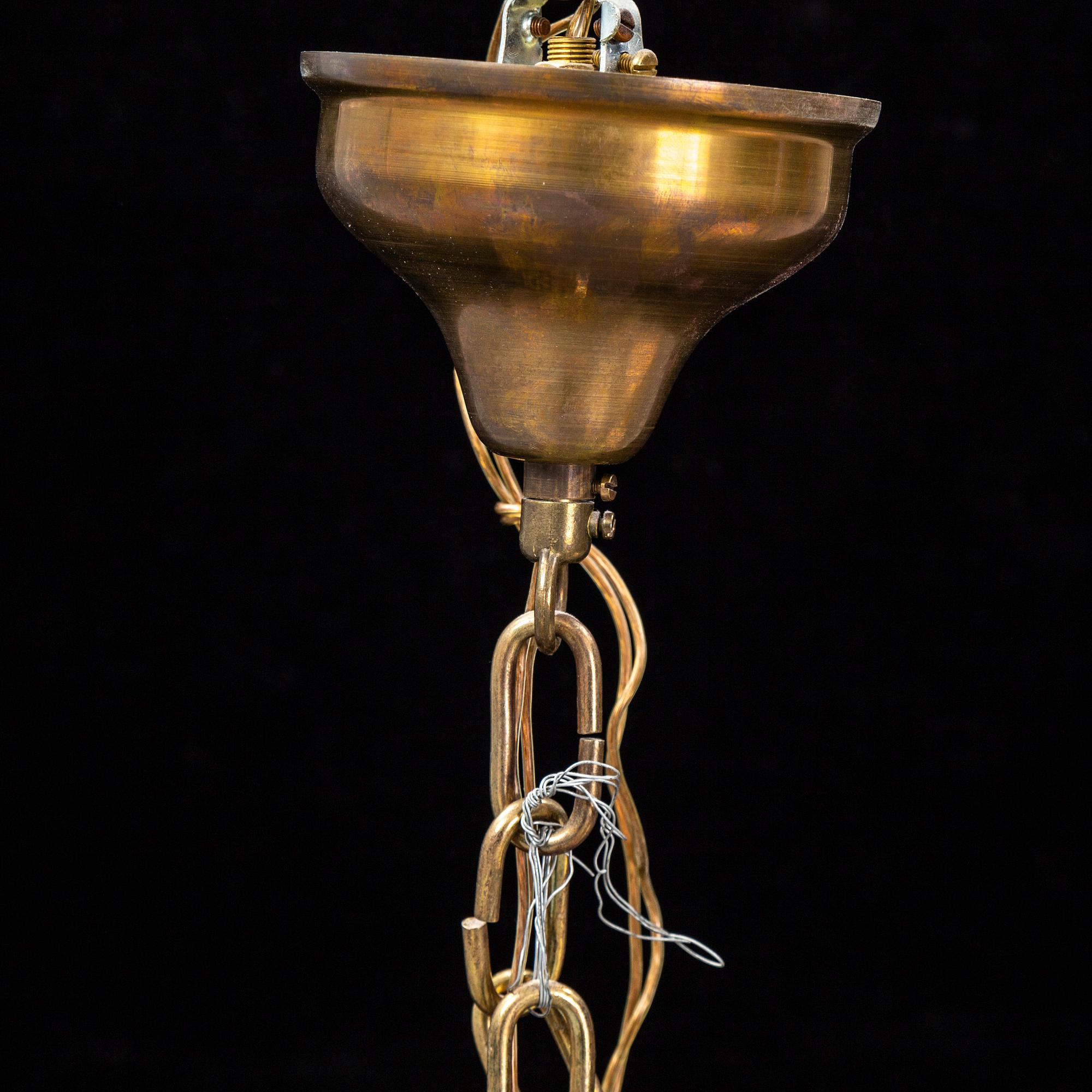 A gustavian style chandeier from the second half of the 20th century.