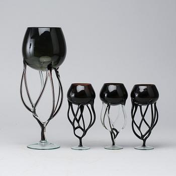 JOZEFINA KROSNO, 4 
parts of glass. 2000-tal.