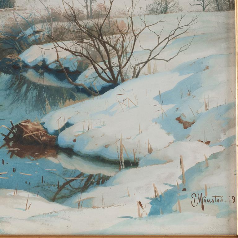 Peder Mork Mönsted, Winter landscape.