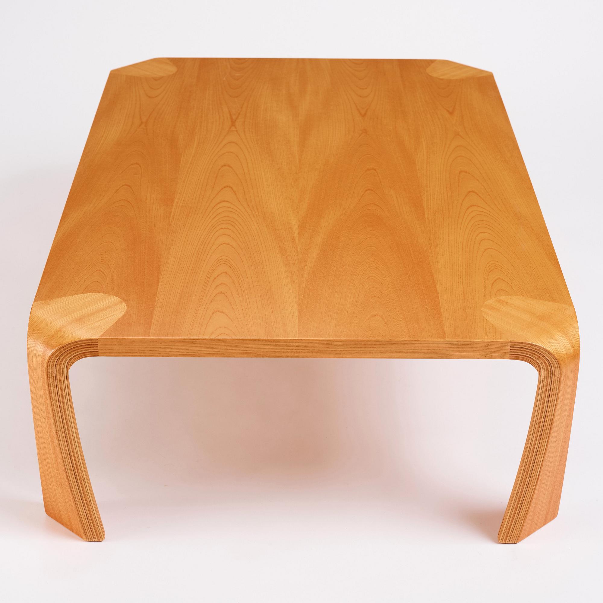 Saburo Inui, soffbord, "Zataku", Tendo Mokko, Japan 1970-tal.