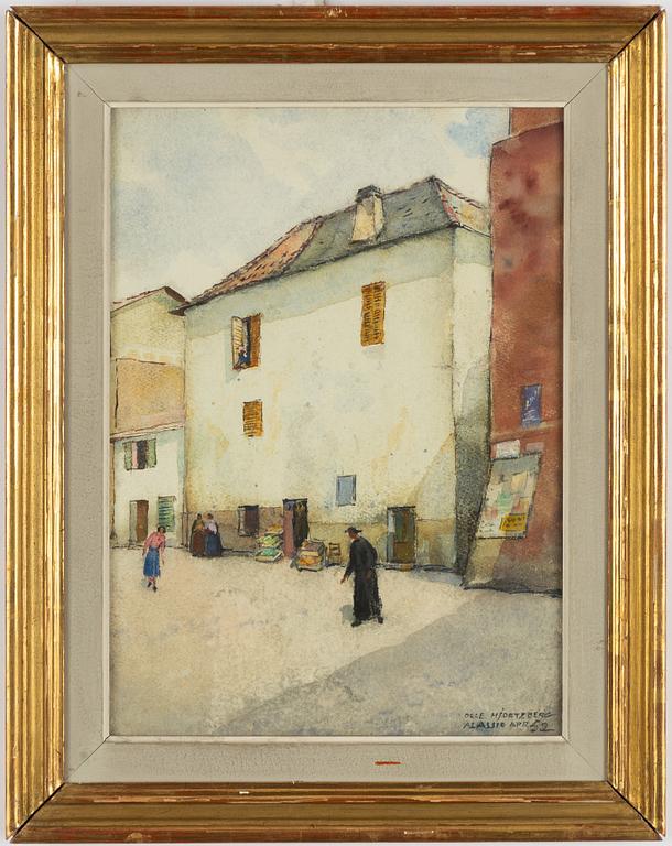 Olle Hjortzberg, Motif from Alassio.