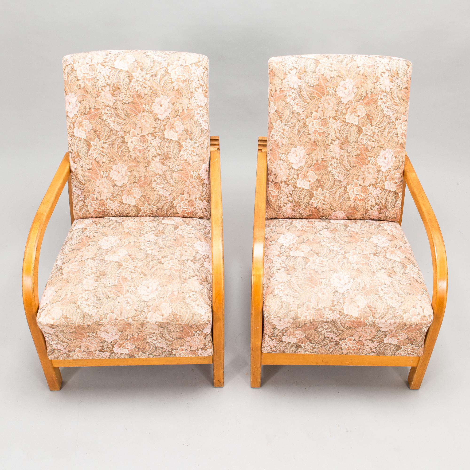 A 1930's 'Mainio' armchairs for Asko Finland.