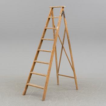 a 20th century wooden ladder.