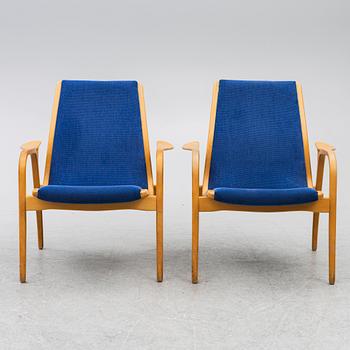 Yngve Ekström, a pair of 'Laminett' armchairs, Swedese, Sweden.