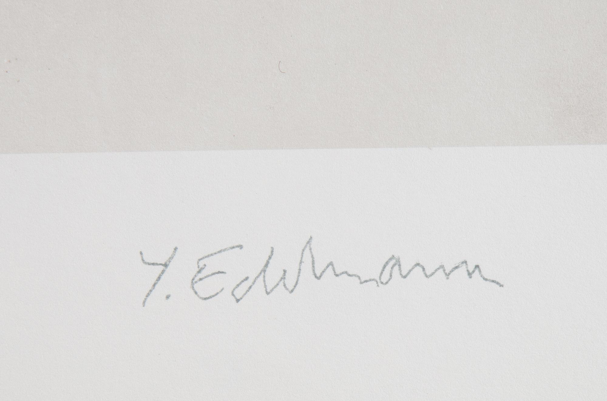 Yrjö Edelmann, lithograph in colours, 1991, signed 139/150.