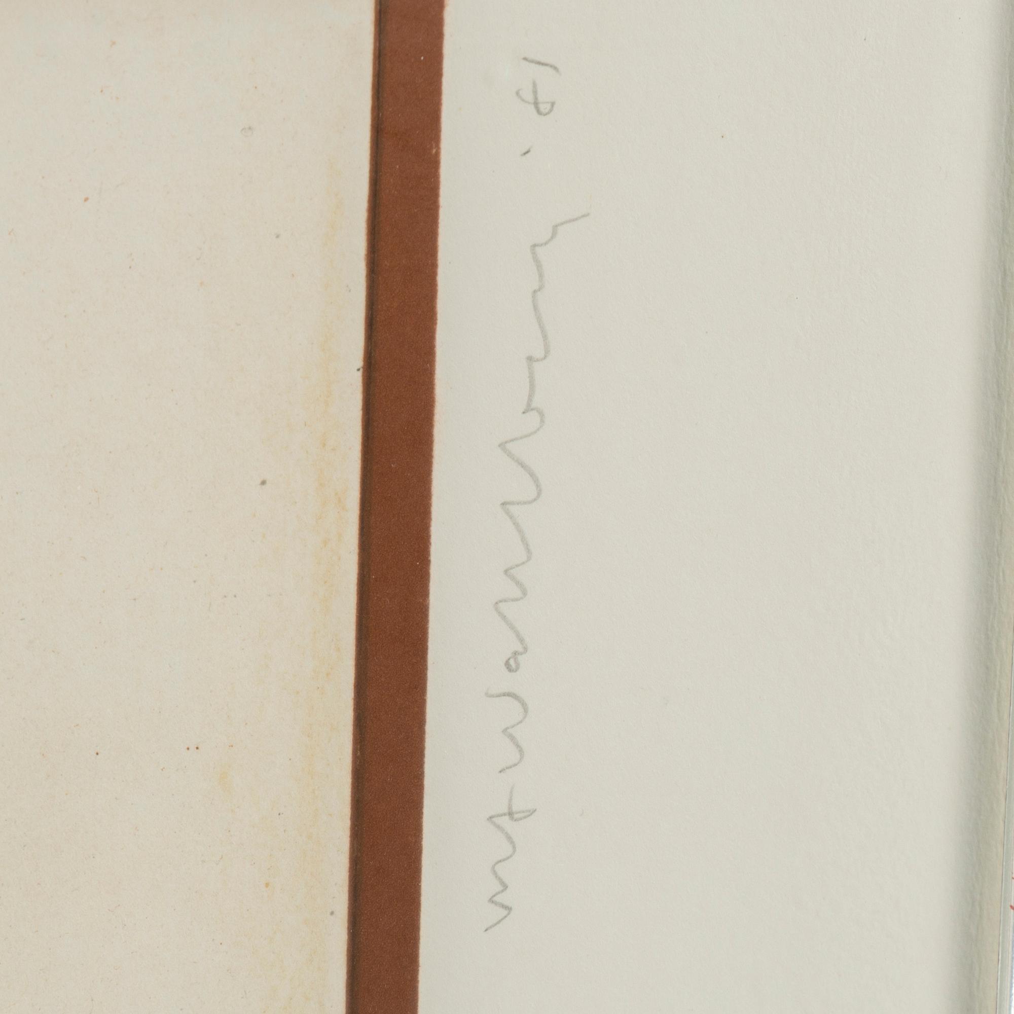 ULF WAHLBERG, lithograph in colours, 1981, signed 346/360.