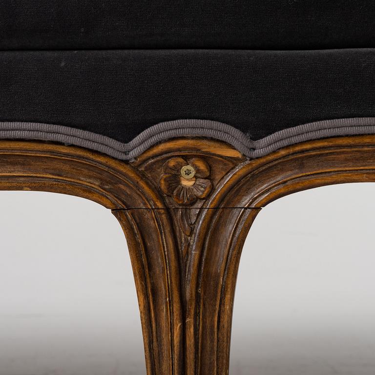 Soffa, Louis XV-stil, Frankrike, omkring 1900.