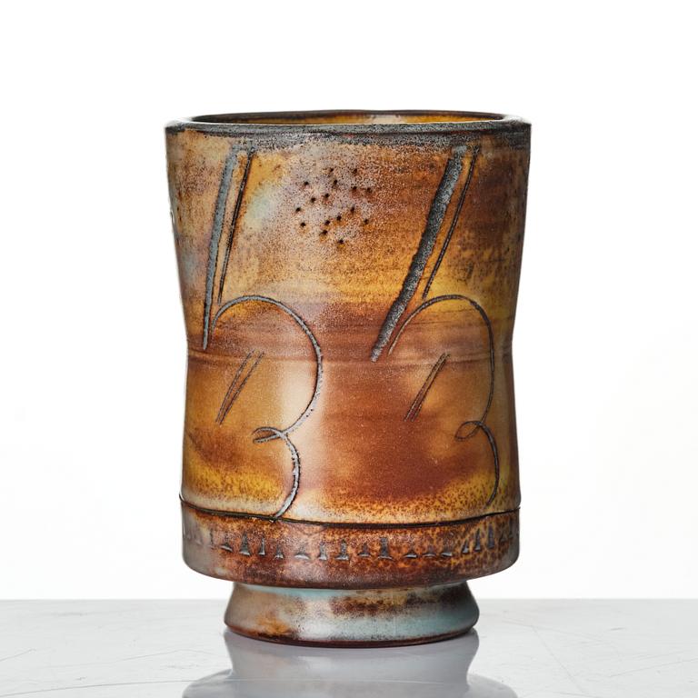 Wilhelm Kåge, a stoneware vase, Gustavsberg 1929.
