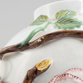 Rococo style decorative lided vase, Rörstrand, 20th Century.