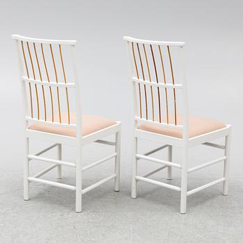 Josef Frank, Chairs, 4 pcs, model B 2025, Svenskt Tenn, after 1985.