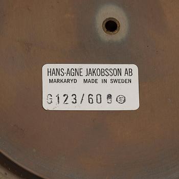 Hans-Agne Jakobsson, a model "G-123" floor lamp, Hans-Agne Jakobsson AB Markaryd, Sweden 1960-70s.