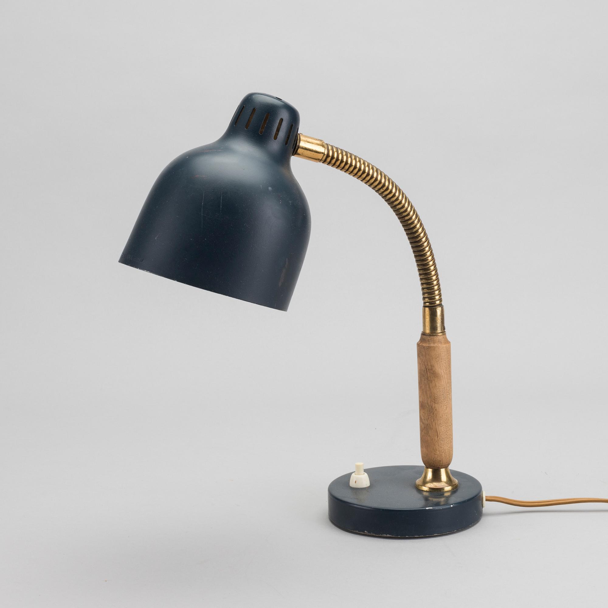 BORDSLAMPA, P.A.F. 1900-talets mitt.