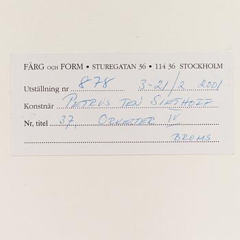 PETRUS TEN SIETHOFF, mixed media, signed PTS.