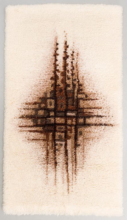 ANN JONASSON, rug for Ryijypalvelu, Helsinki, Finland. Ca 200x112 cm.