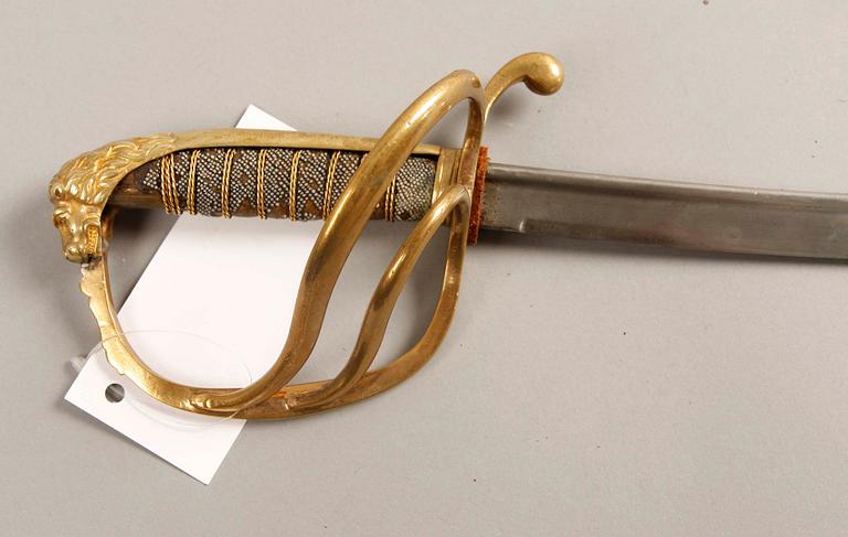 OFFICERSSABEL, 1800-tal.