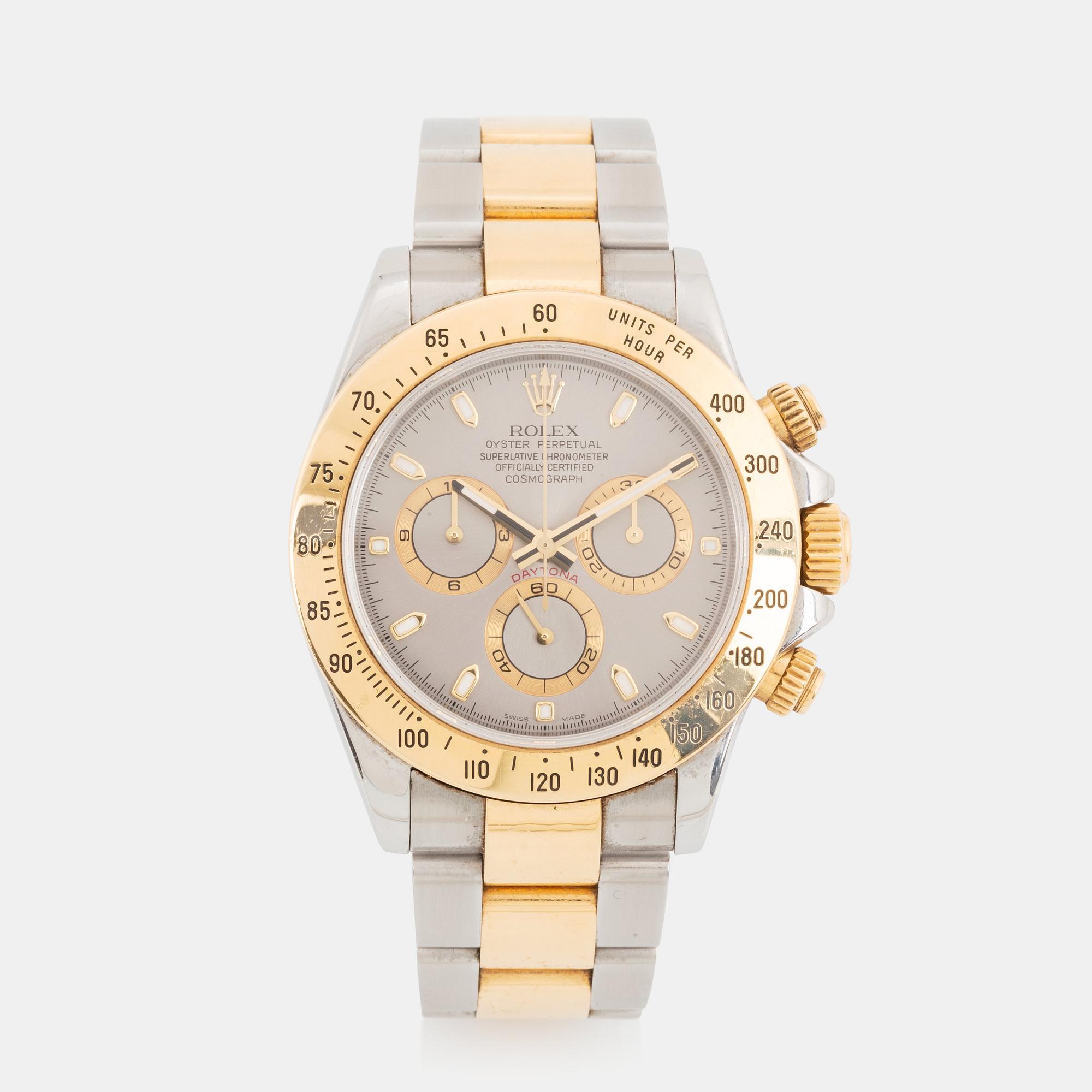 Rolex, Cosmograph, Daytona, chronograph.