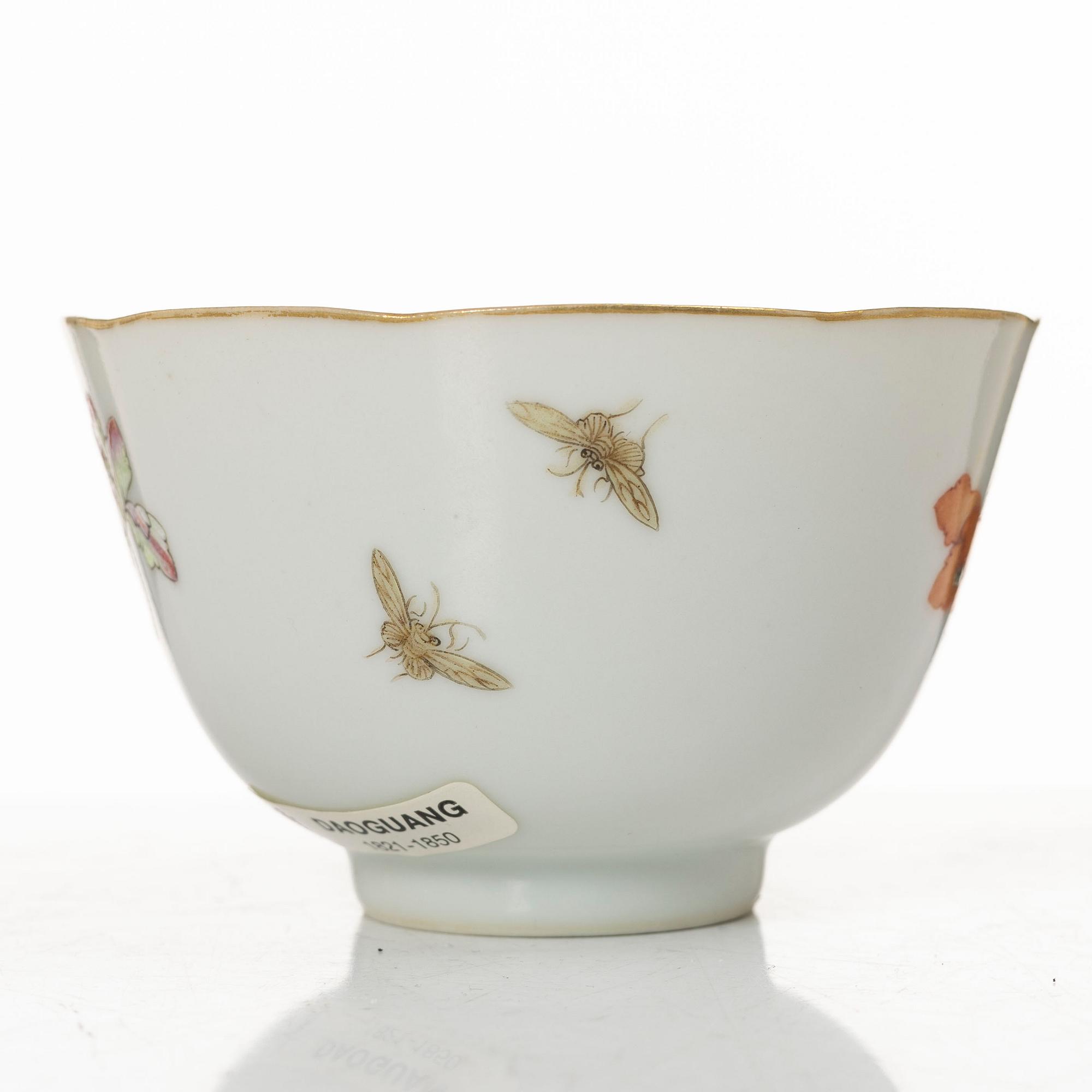 Kopp, porslin, Kina, Qingdynastin, sen Qingdynasti/omkring 1900.