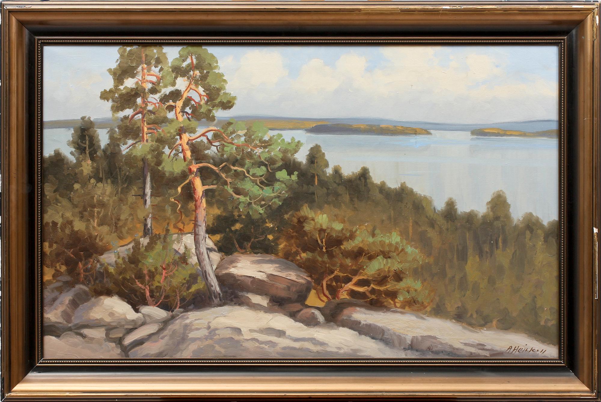 ARTHUR HEICKELL, olja på duk, sign.