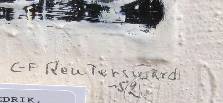 REUTERSWÄRD, CARL FREDRIK, olja på pannå, sign o dat -52.