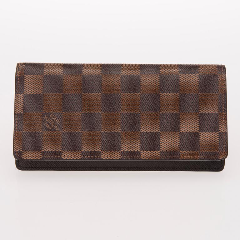 Damier Ebene Long Wallet.