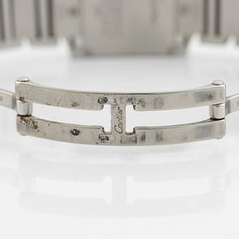 Cartier, Tank Francaise, armbandsur, 20 x 18 (25) mm.