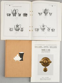 BOOKS, 16 vol. About silver.