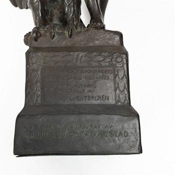 Alfred Ohlson, Athlete with Eagle.