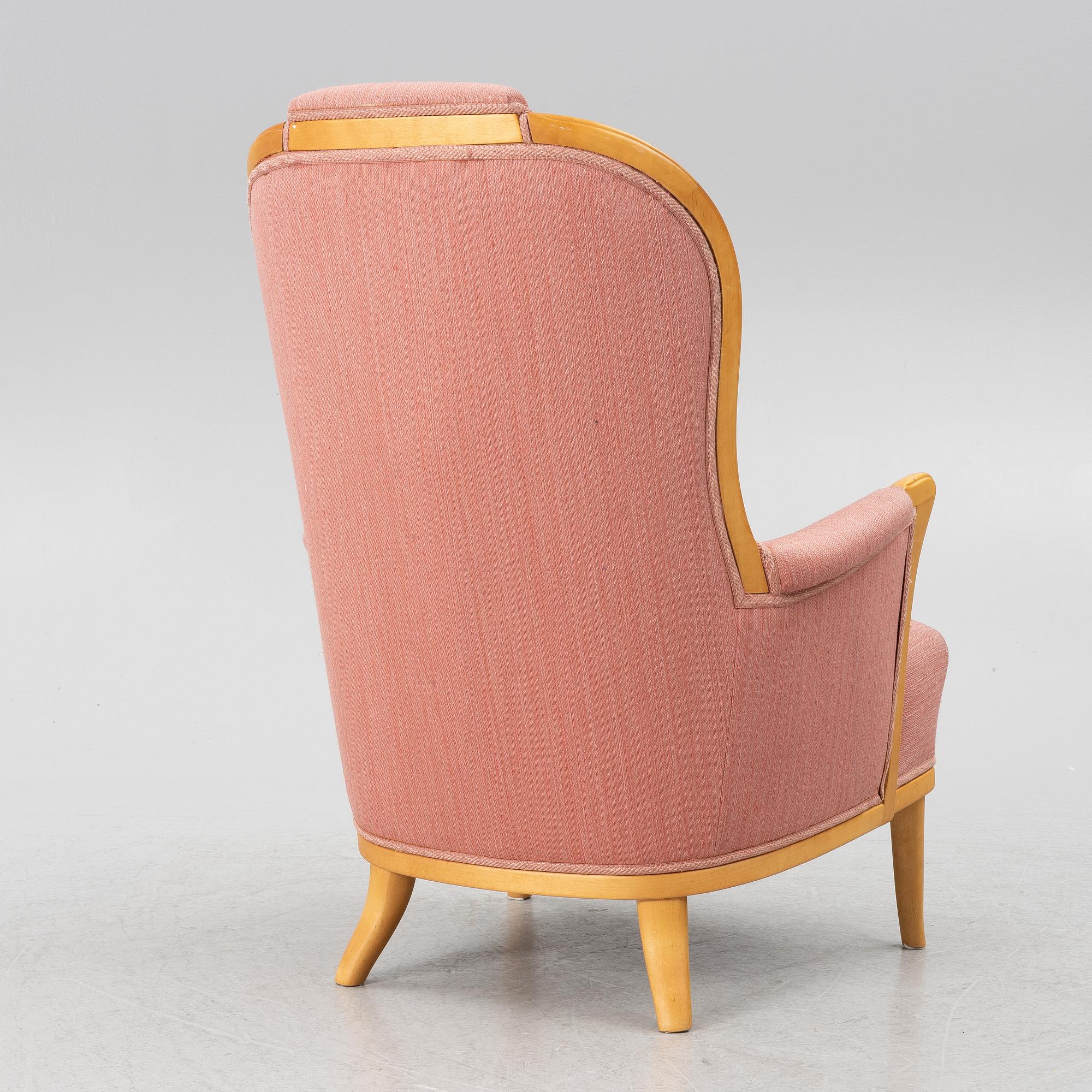 Carl Malmsten, armchair "Vår Fru", OH Sjögren, late 20th century.