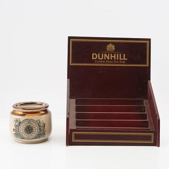 Dunhill Stand and Container, Late 20th Century.