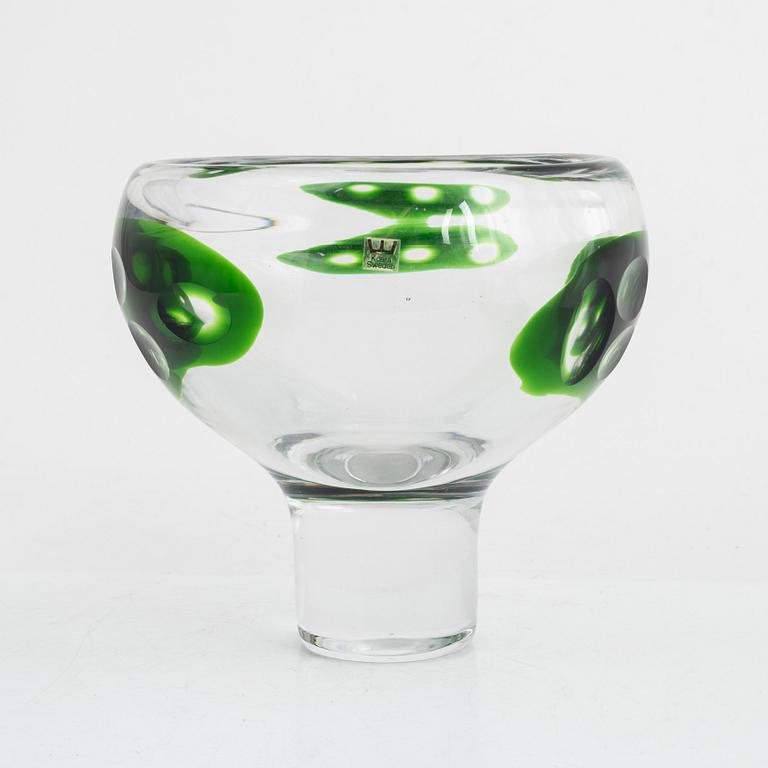 Vicke Lindstrand, a glass bowl, Kosta.