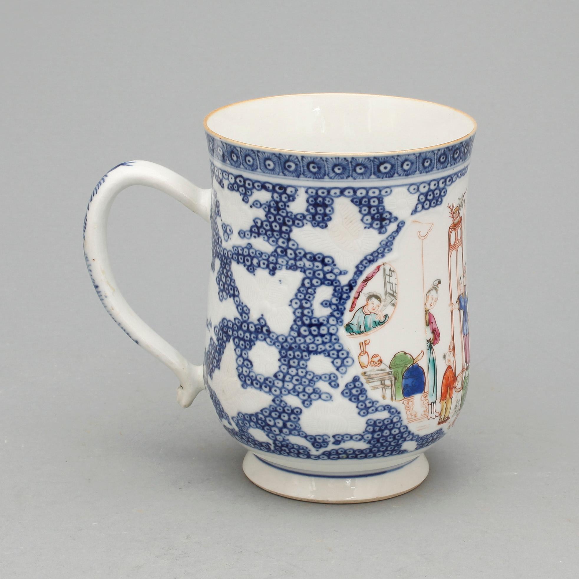 MUGG, porslin, Qianlong, 1700-tal.