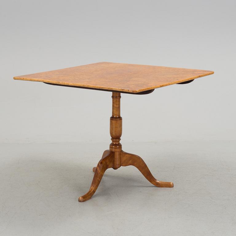 A 19th century folding table.