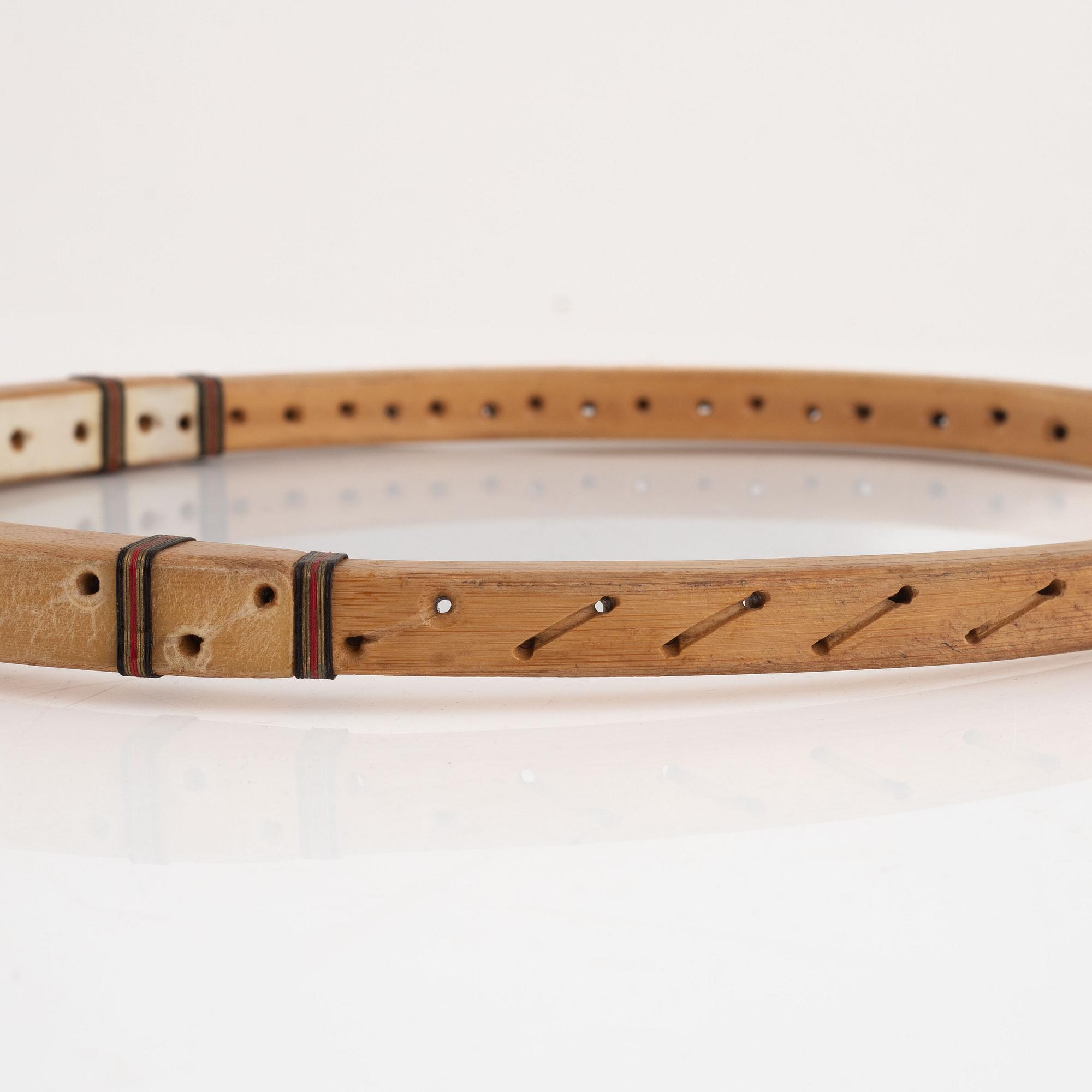 Tennisracket, Bancroft. Signerad Björn Borg, speciellt framtagen, första Bancroft-modellen använd i turneringar.