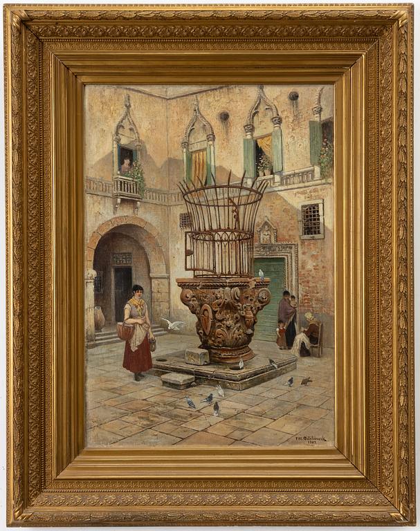 Frans Wilhelm Odelmark, By the Fountain.