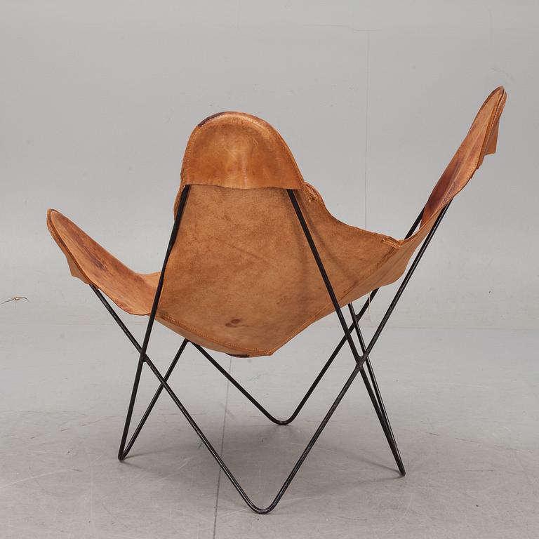 FLADDERMUSFÅTÖLJ, "Butterfly Chair". 1950-tal.