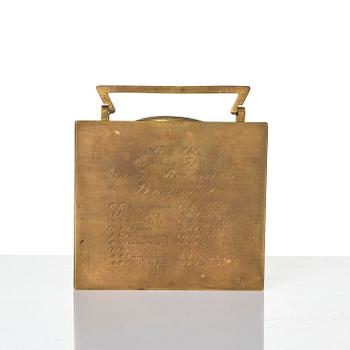 Reseur med barometer och termometer, Frankrike, 1900-talets början.