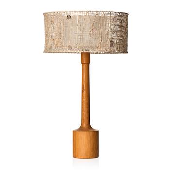 Marianne von Münchow, & Rudiger von Münchow, a pine table lamp, Svensk Hemslöjd, Sweden 1950-60s.