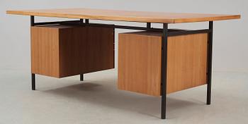 SKRIVBORD, "Large Executive Desk", Florence Knoll, Knoll International, NK:s verkstäder i Nyköping, 1964.