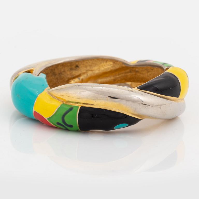 Niki de Saint Phalle, bangle and pendant, 1982.