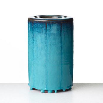 Wilhelm Kåge, a "Farsta" stoneware vase, Gustavsberg studio 1960.