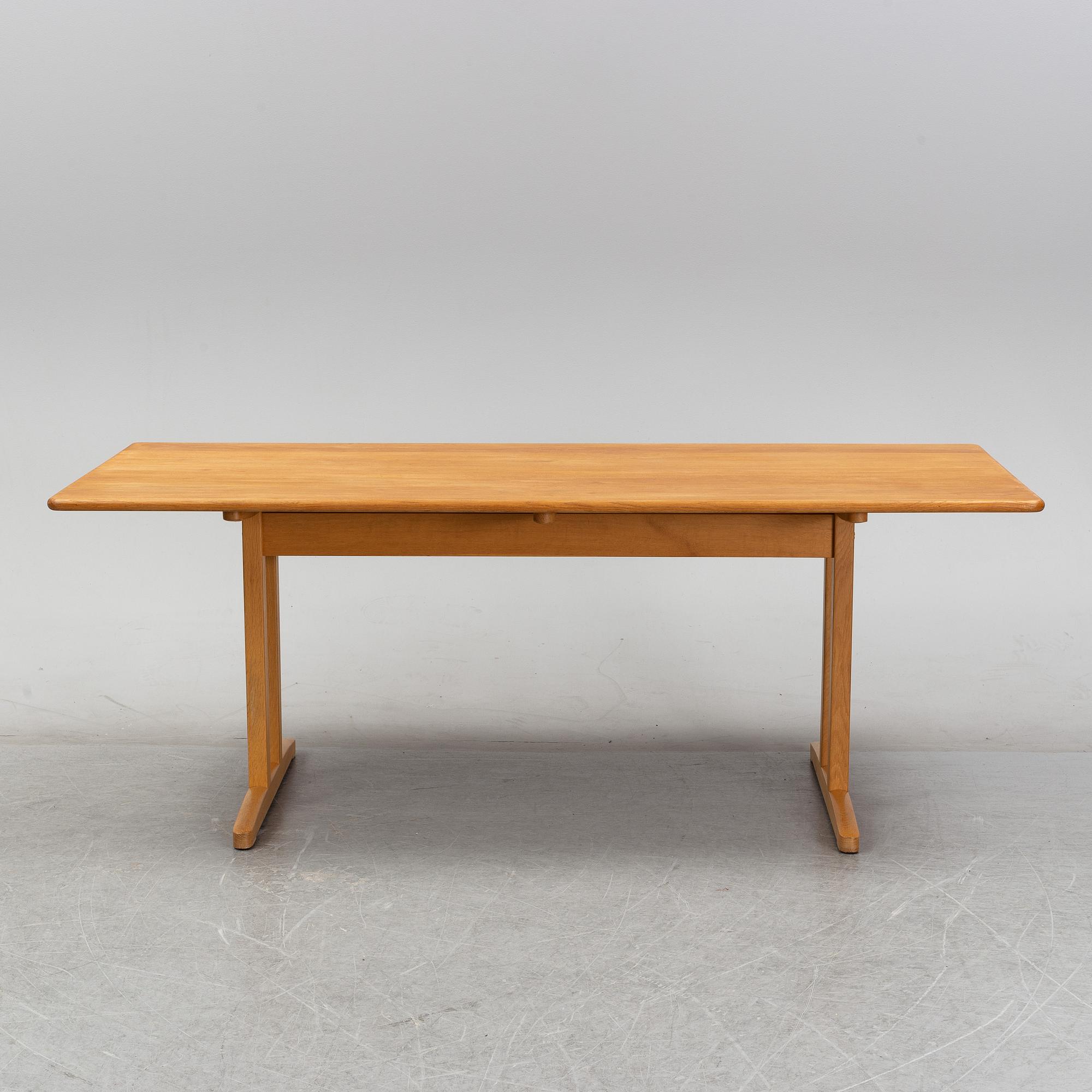 An oak 'Shaker Table' by Børge Mogensen, second half of the 20th Century.