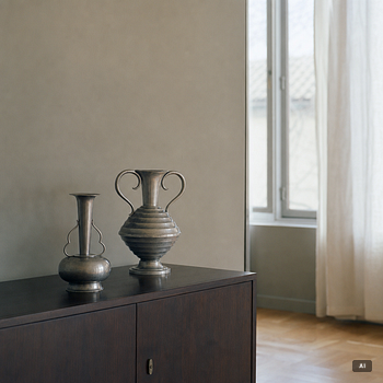 Sylvia Stave, vaser, två stycken, C.G. Hallberg, Stockholm, 1931-37.