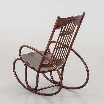 A ROCKING CHAIR, J&J Kohn early 20th century.